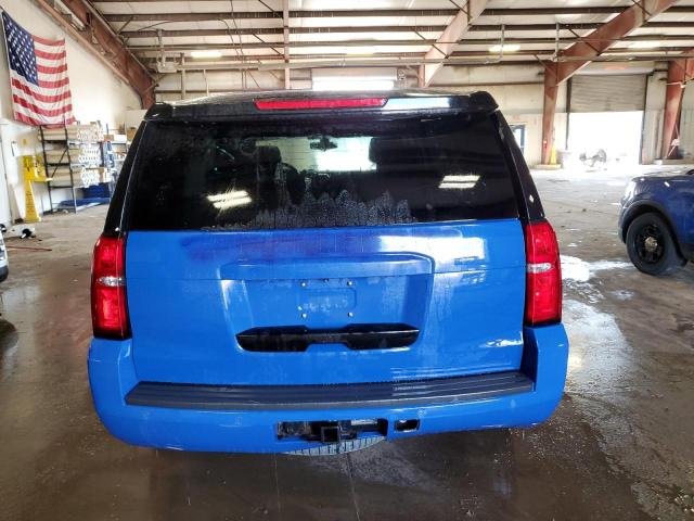 1GNSKDECXJR317463 - 2018 CHEVROLET TAHOE POLICE Blau Foto 6