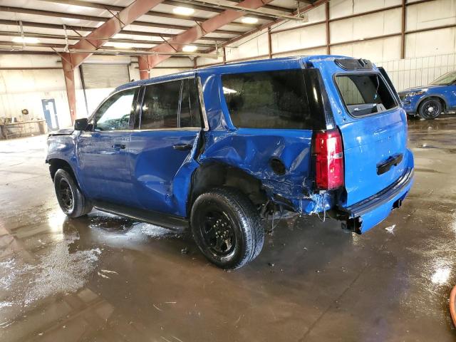 1GNSKDEC3JR322956 - 2018 CHEVROLET TAHOE POLICE BLUE photo 2