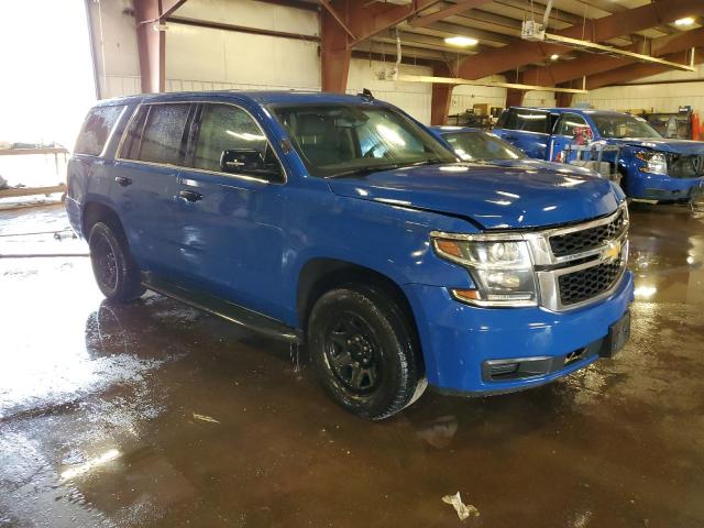 1GNSKDEC3JR322956 - 2018 CHEVROLET TAHOE POLICE BLUE photo 4