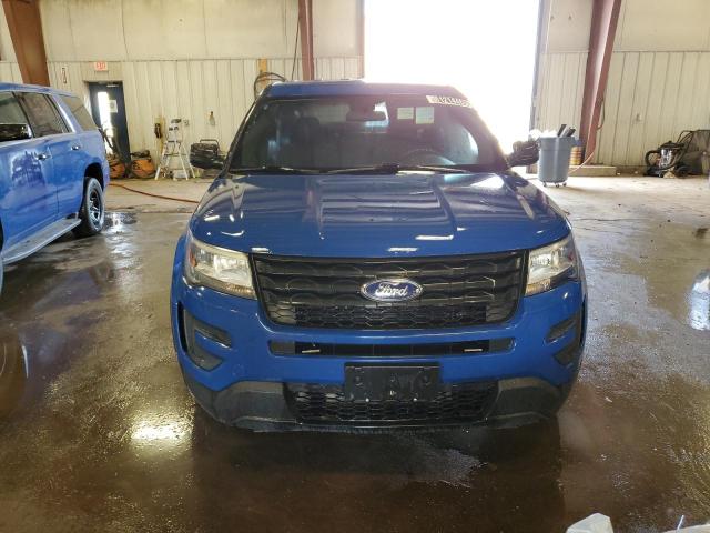 1FM5K8AT1JGC19433 - 2018 FORD EXPLORER POLICE INTERCEPTOR Синій фото 5