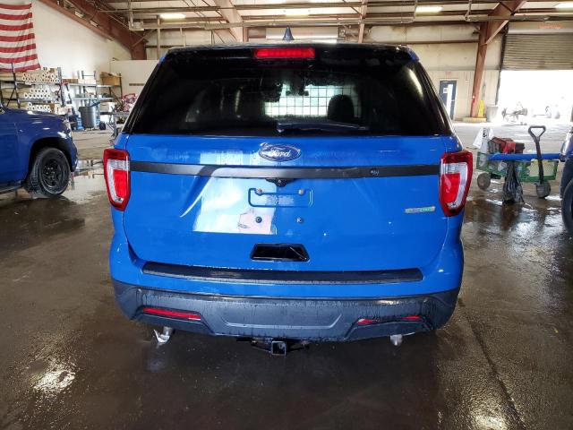 1FM5K8AT1JGC19433 - 2018 FORD EXPLORER POLICE INTERCEPTOR Синій фото 6