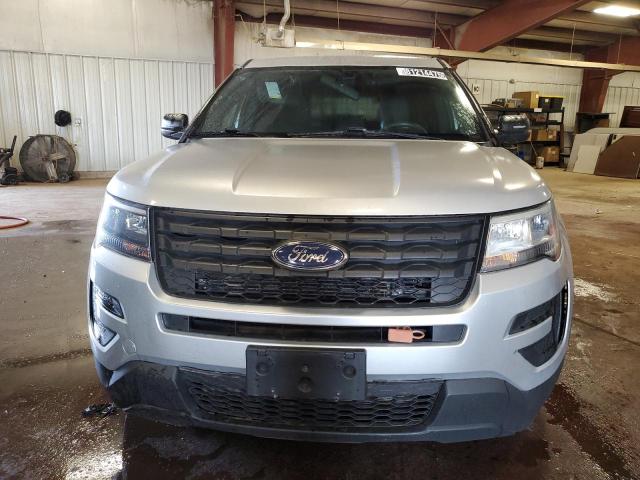 1FM5K8AT7JGC77174 - 2018 FORD EXPLORER POLICE INTERCEPTOR Күміс фото 5