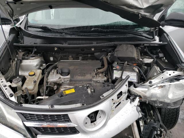 2T3BFREV3DW004481 - 2013 TOYOTA RAV4 LE SILVER photo 12