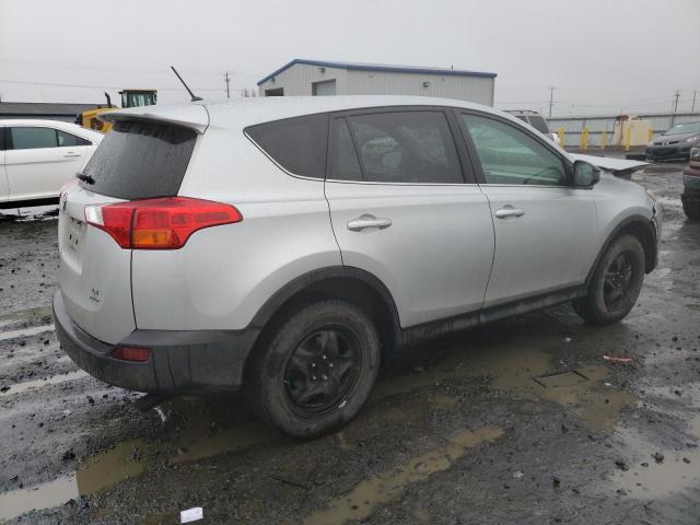 2T3BFREV3DW004481 - 2013 TOYOTA RAV4 LE SILVER photo 3