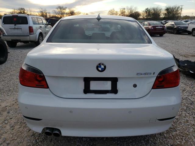 WBANB33565B115221 - 2005 BMW 545 I WHITE photo 6