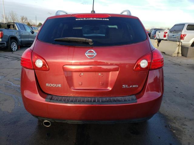 JN8AS58V88W138622 - 2008 NISSAN ROGUE S RED photo 6