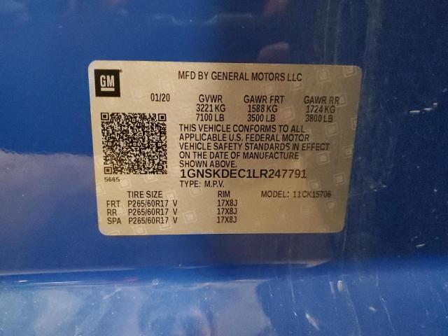 1GNSKDEC1LR247791 - 2020 CHEVROLET TAHOE POLICE 蓝色 照片 13