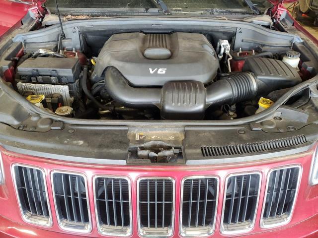 1C4RJFAGXEC526466 - 2014 JEEP GRAND CHER LAREDO წითელი ფოტო 12