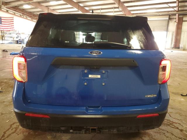 1FM5K8AW4LGC14773 - 2020 FORD EXPLORER POLICE INTERCEPTOR Niebieski zdjęcie 6