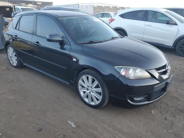 JM1BK34L081157901 - 2008 MAZDA SPEED 3 BLACK photo 4