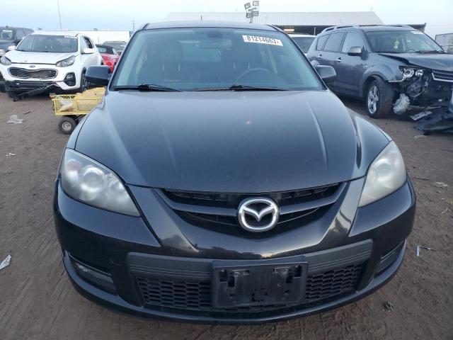 JM1BK34L081157901 - 2008 MAZDA SPEED 3 BLACK photo 5