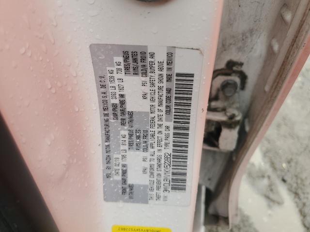 3MYDLBYV1KY522862 - 2019 TOYOTA YARIS L თეთრი ფოტო 13