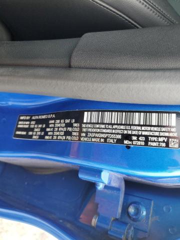 ZASPAKBN5P7D55366 - 2023 ALFA ROMEO STELVIO TI ლურჯი ფოტო 13