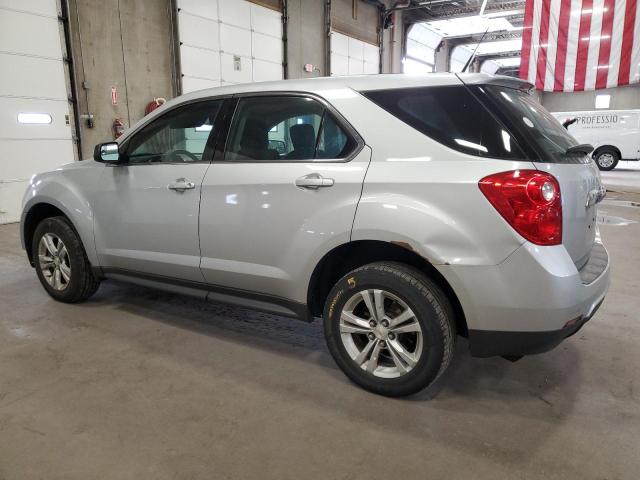 2GNALBEK6C6342007 - 2012 CHEVROLET EQUINOX LS ვერცხლისფერი ფოტო 2