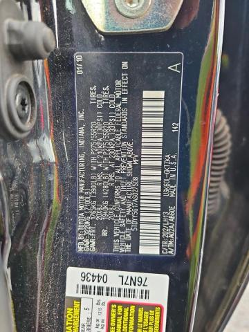 5TDYY5G17AS027508 - 2010 TOYOTA SEQUOIA PLATINUM BLACK photo 10