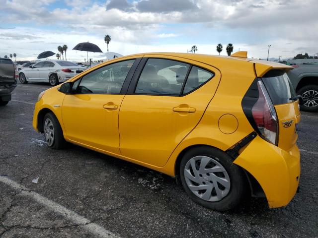 JTDKDTB35F1088441 - 2015 TOYOTA PRIUS C YELLOW photo 2