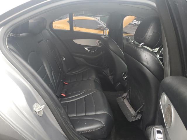 55SWF4KB1FU013900 - 2015 MERCEDES-BENZ C 300 4MATIC GRAY photo 10