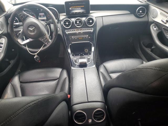 55SWF4KB1FU013900 - 2015 MERCEDES-BENZ C 300 4MATIC GRAY photo 8