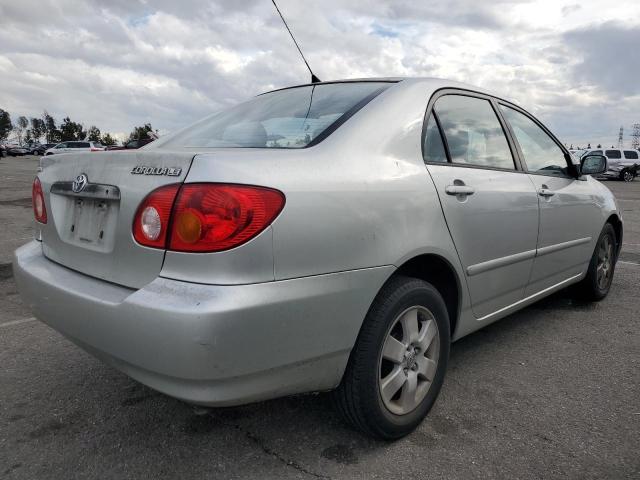 JTDBR38E242038727 - 2004 TOYOTA COROLLA CE SILVER photo 3