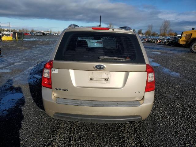 KNAFG525577033165 - 2007 KIA RONDO BASE BEIGE photo 6