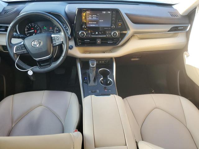 5TDGZRAH1LS026198 - 2020 TOYOTA HIGHLANDER XLE Արծաթագույն լուսանկար 8