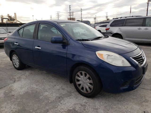 3N1CN7AP1DL884366 - 2013 NISSAN VERSA S BLUE photo 4