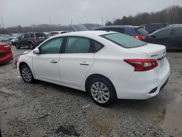 3N1AB7AP2HL655992 - 2017 NISSAN SENTRA S WHITE photo 2