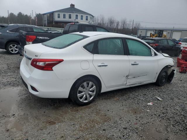 3N1AB7AP2HL655992 - 2017 NISSAN SENTRA S WHITE photo 3