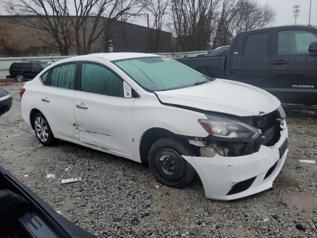 3N1AB7AP2HL655992 - 2017 NISSAN SENTRA S WHITE photo 4