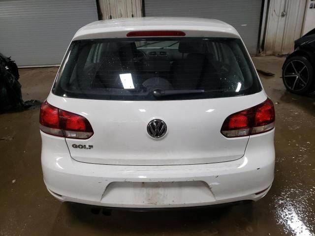 WVWDA7AJ8BW285206 - 2011 VOLKSWAGEN GOLF WHITE photo 6