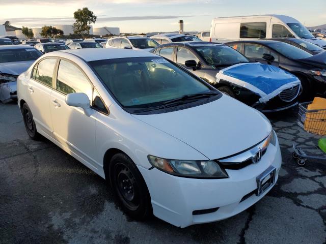 2HGFA1F54BH506432 - 2011 HONDA CIVIC LX WHITE photo 4