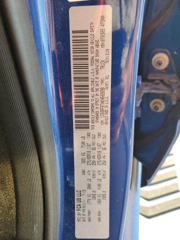 1C6SRFBTXKN602698 - 2019 RAM 1500 BIG HORN/LONE STAR BLUE photo 13