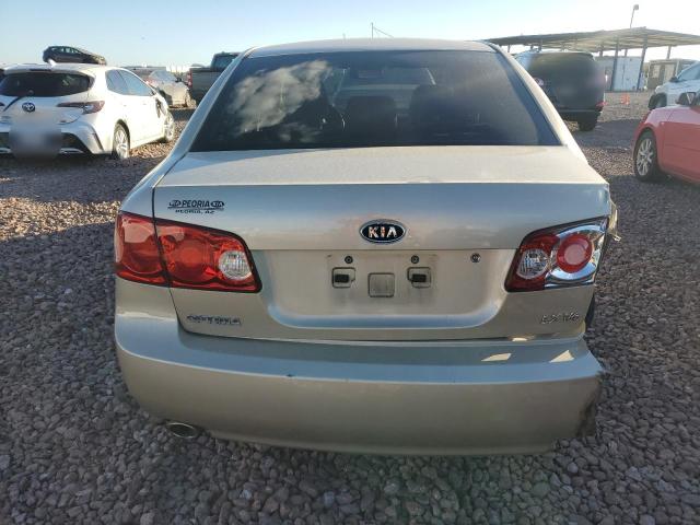 KNAGE124265036707 - 2006 KIA OPTIMA LX TAN photo 6