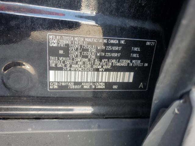2T3P1RFV2MC235313 - 2021 TOYOTA RAV4 XLE 黑色 照片 13