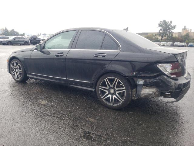 WDDGF5HB7DA773747 - 2013 MERCEDES-BENZ C 350 BLACK photo 2