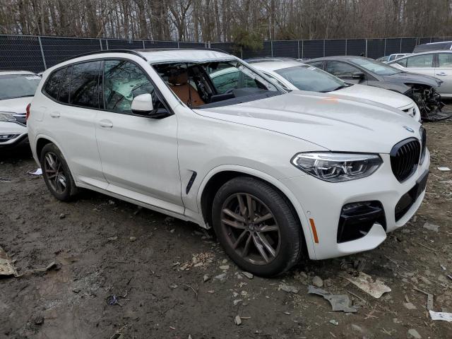 5UXTY9C06M9F63403 - 2021 BMW X3 XDRIVEM40I WHITE photo 4