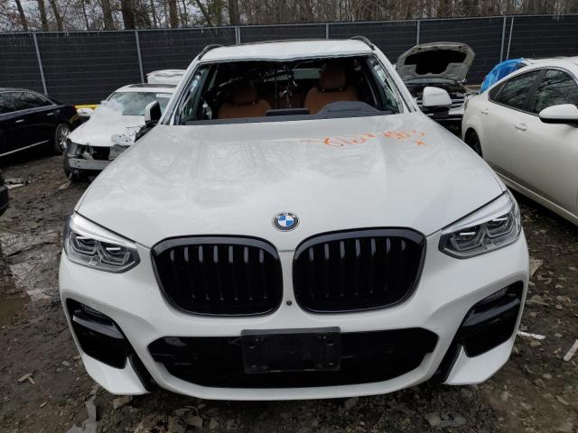 5UXTY9C06M9F63403 - 2021 BMW X3 XDRIVEM40I WHITE photo 5