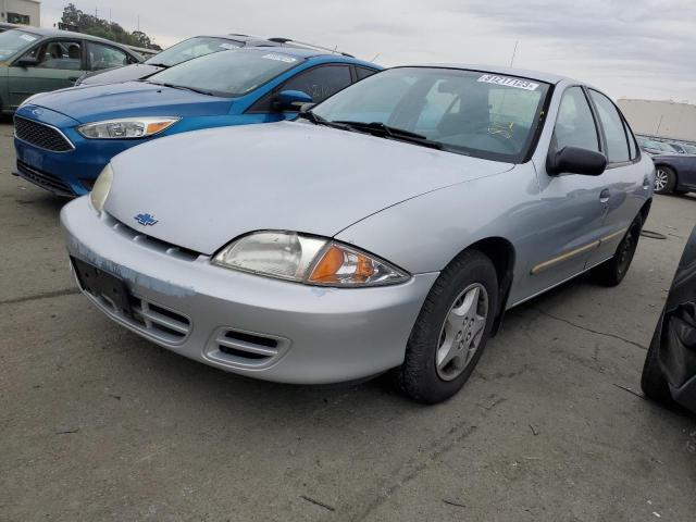 1G1JC524X27409179 - 2002 CHEVROLET CAVALIER BASE SILVER photo 1