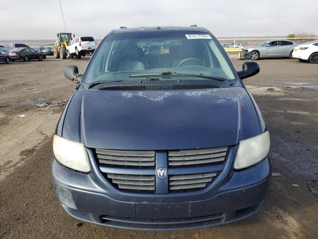 1D4GP45R17B258702 - 2007 DODGE CARAVAN SXT BLUE photo 5