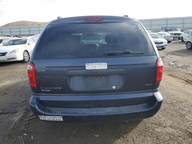 1D4GP45R17B258702 - 2007 DODGE CARAVAN SXT BLUE photo 6