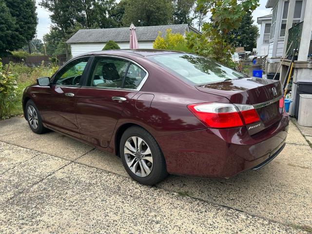 1HGCR2F33DA021619 - 2013 HONDA ACCORD LX BURGUNDY photo 3