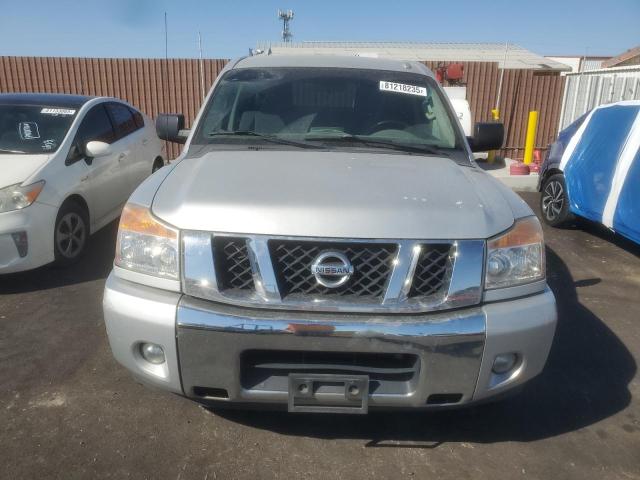 1N6BA0ED9FN510261 - 2015 NISSAN TITAN S SILVER photo 5