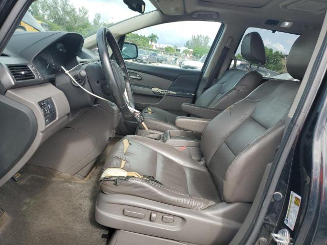 5FNRL5H61DB070490 - 2013 HONDA ODYSSEY EXL BLACK photo 7