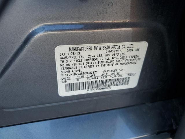 JN1BV7AR8EM682970 - 2014 INFINITI Q50 BASE GRAY photo 13