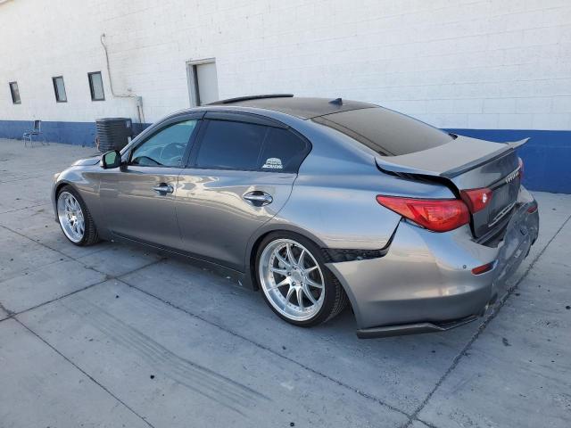 JN1BV7AR8EM682970 - 2014 INFINITI Q50 BASE GRAY photo 2
