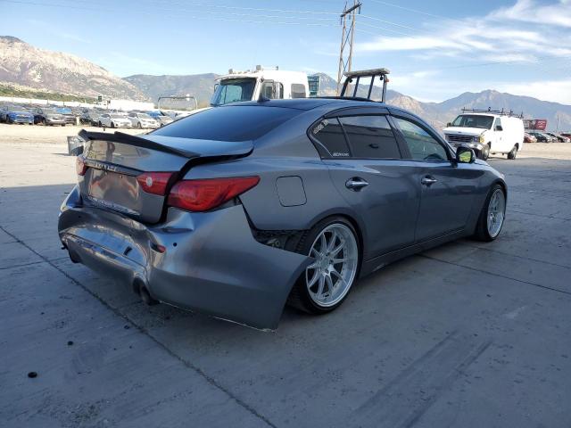 JN1BV7AR8EM682970 - 2014 INFINITI Q50 BASE GRAY photo 3