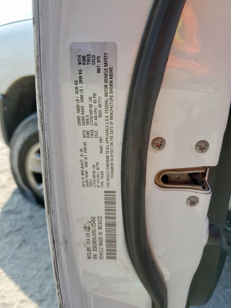 3C6UR5HJXRG125458 - 2024 RAM 2500 TRADESMAN 白色 照片 12