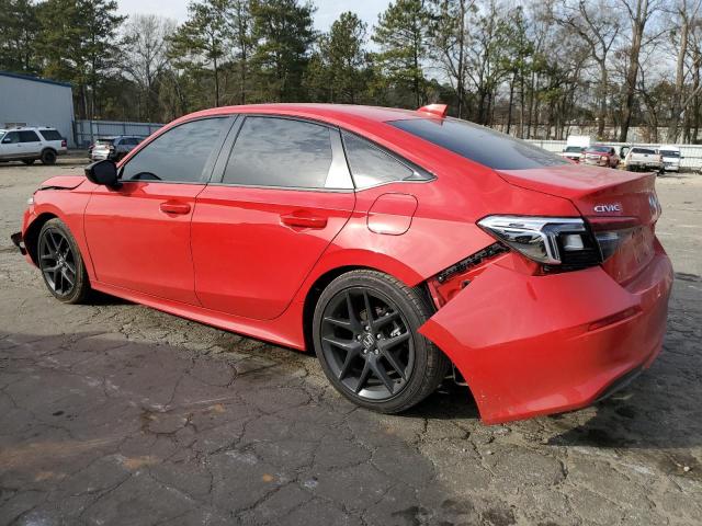 2HGFE2F53PH542923 - 2023 HONDA CIVIC SPORT RED photo 2