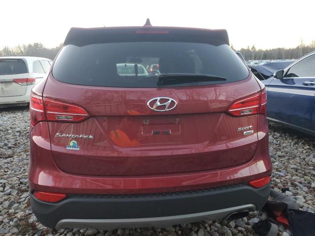 5XYZTDLB0GG376270 - 2016 HYUNDAI SANTA FE S RED photo 6