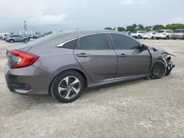 19XFC2F66KE036634 - 2019 HONDA CIVIC LX GRAY photo 3